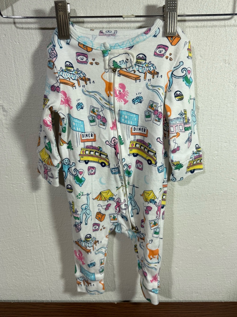Roller Rabbit Road Trip Bodysuit 3-6 Months